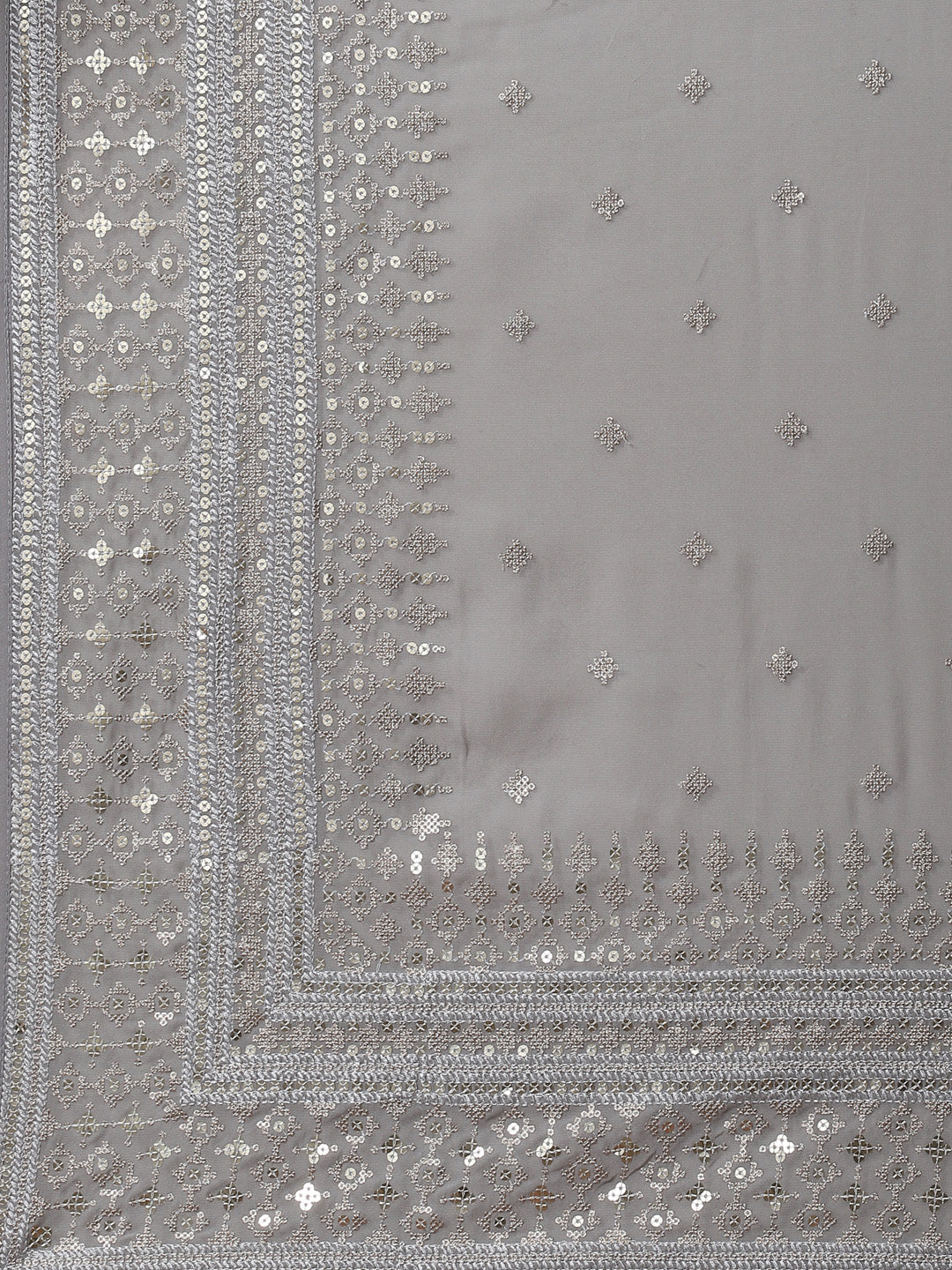 Sequin Embroidered Georgette Saree