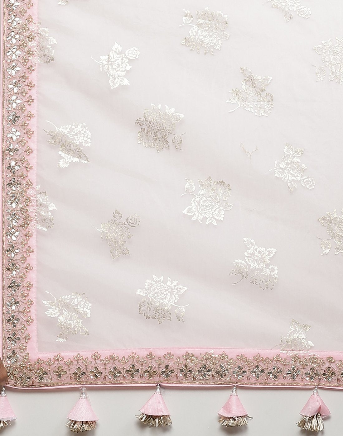 Organza Embroidery Saree