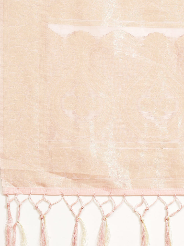 Digital Floral Banarasi Pallu Sarees Printed