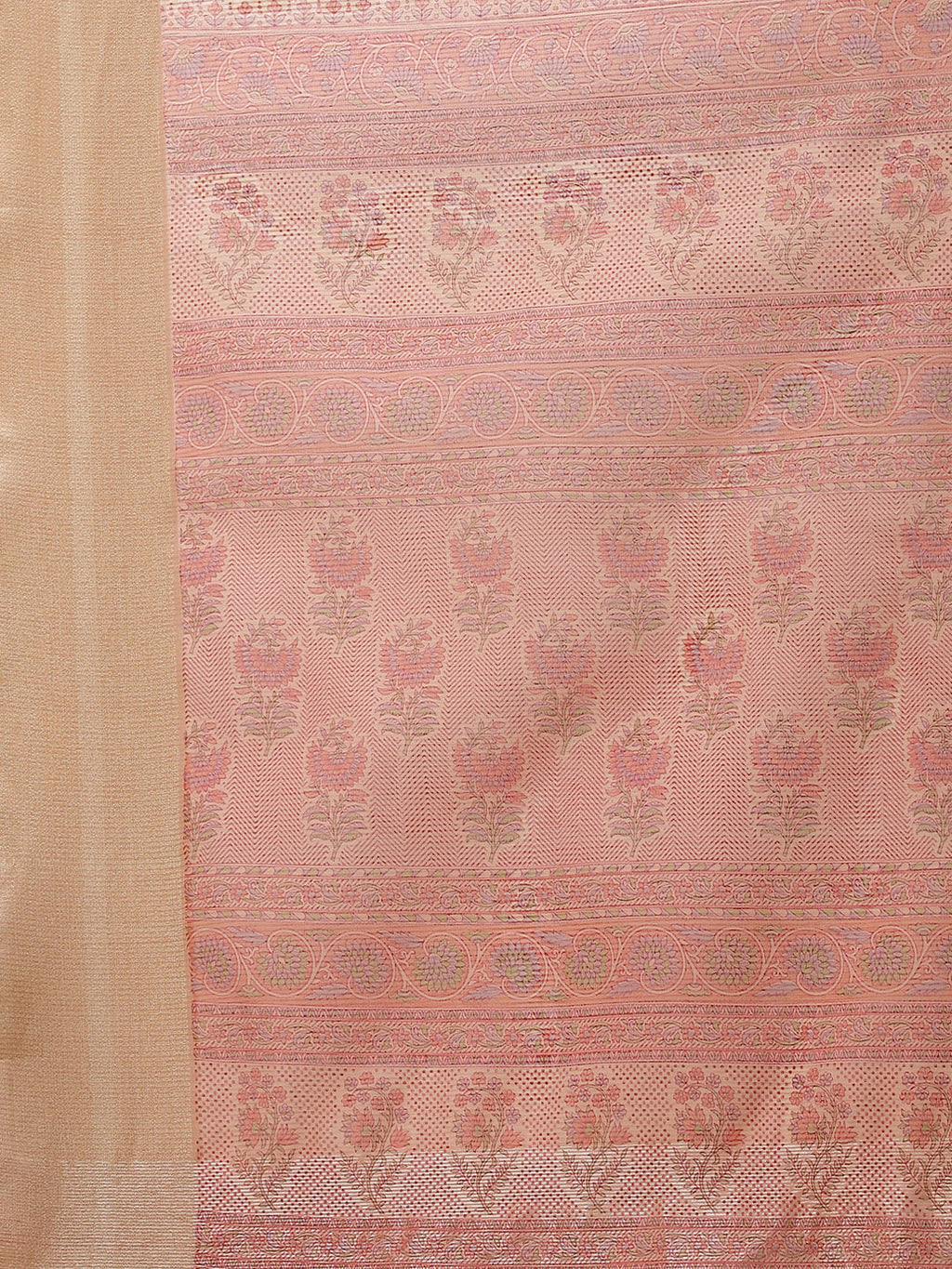 Floral Printed Cotton Saree