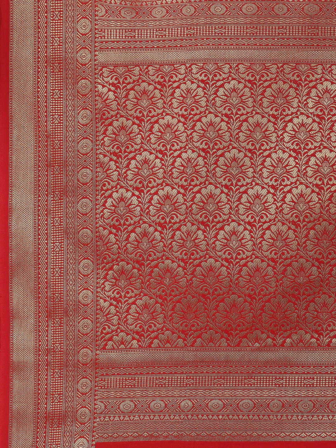 Zari Jaal Handloom Woven Saree