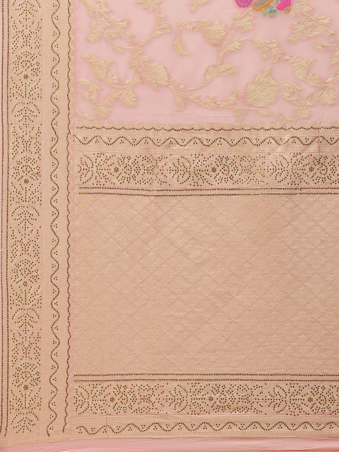 Floral Meenakari Georgette Saree