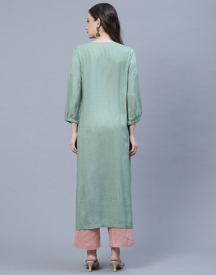 Cotton Embroidered Kurti