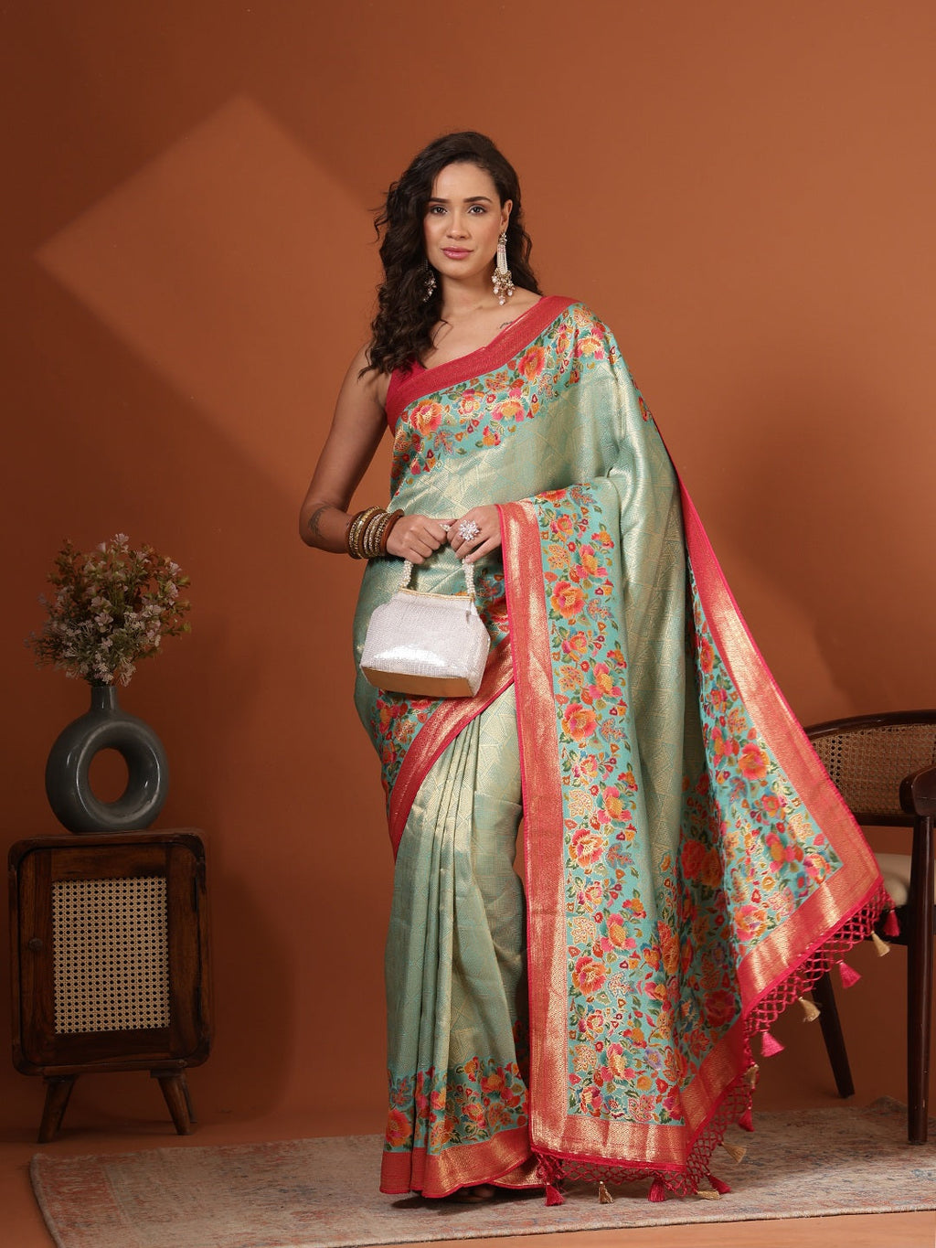 Woven Design Dola Silk Saree