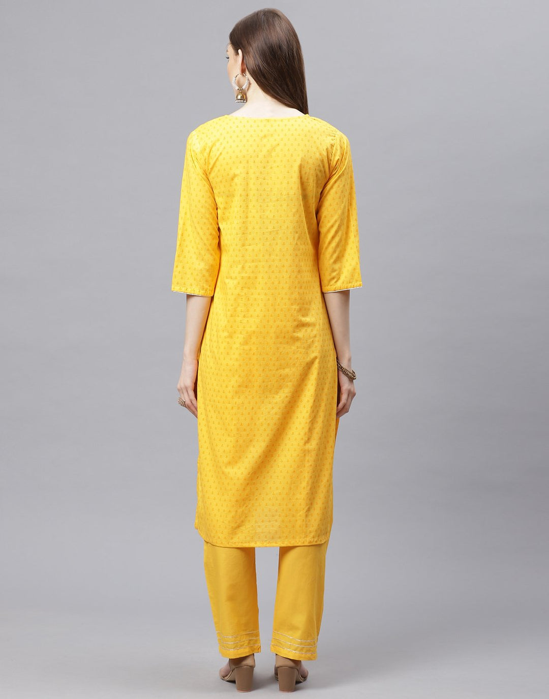 Cotton Kurti Palazzo Set