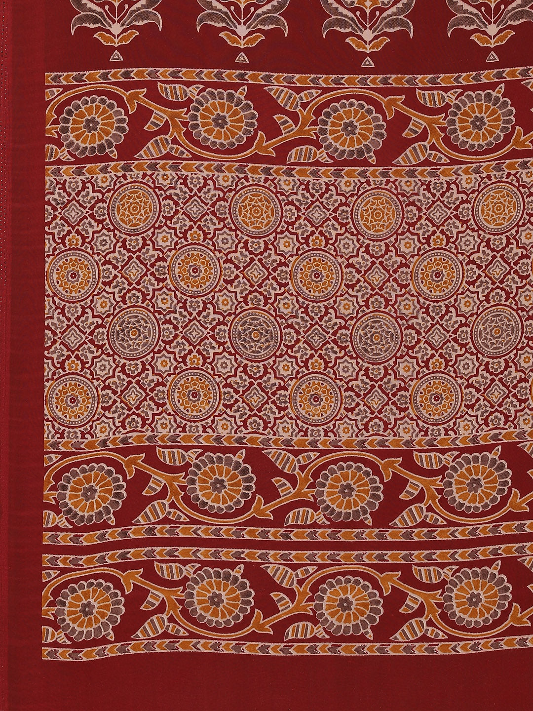 Digital Printed Crepe Saree