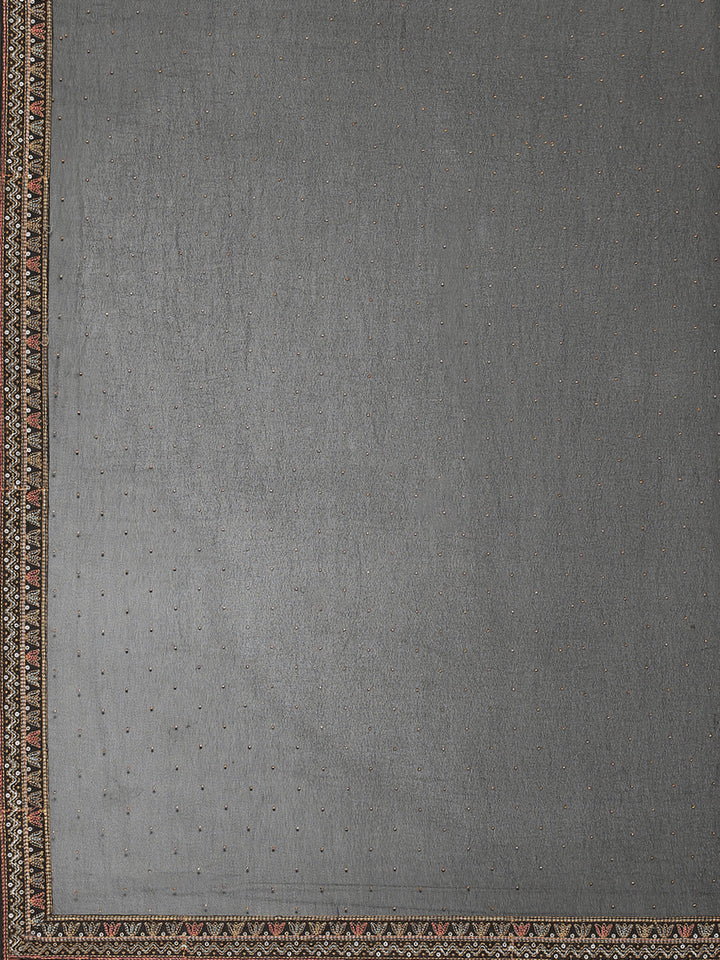 Embroidered Georgette Saree