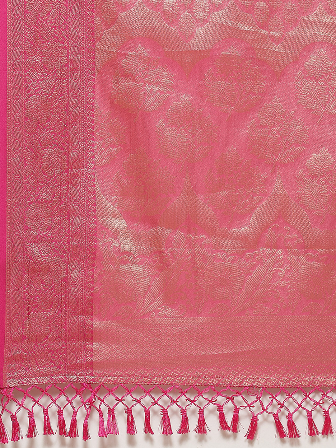 Zari Jaal Woven Cotton Saree