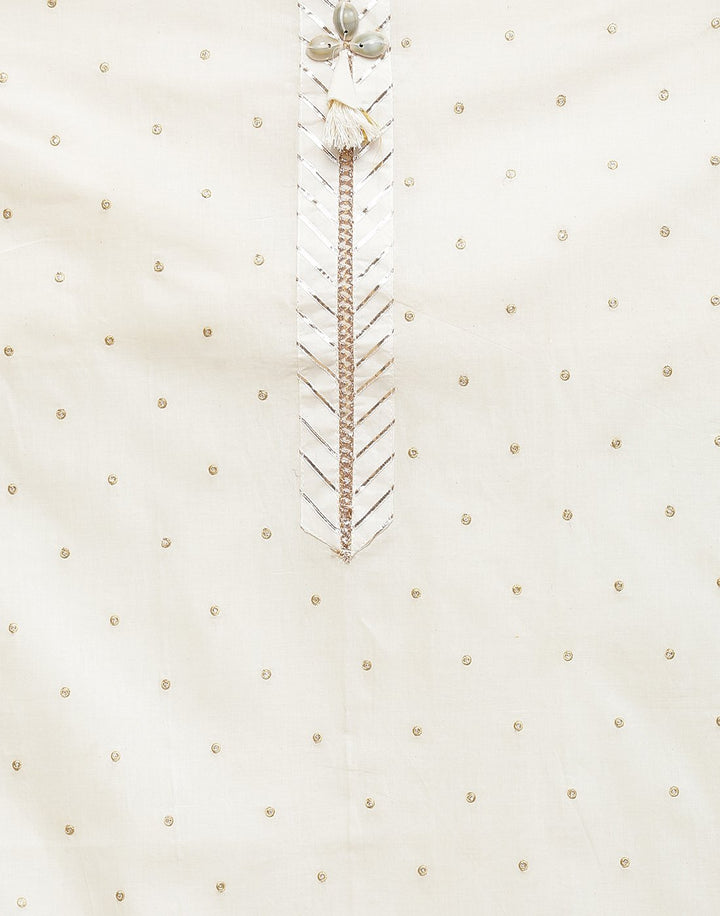 Cotton Embroidered Suit piece