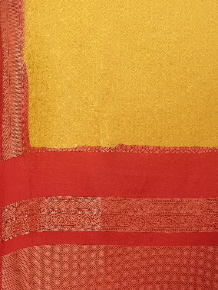 Brocade Zari Jaal Art Handloom Woven Saree