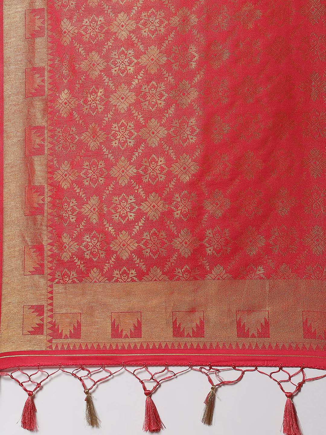 Zari Border Art Handloom Woven Saree