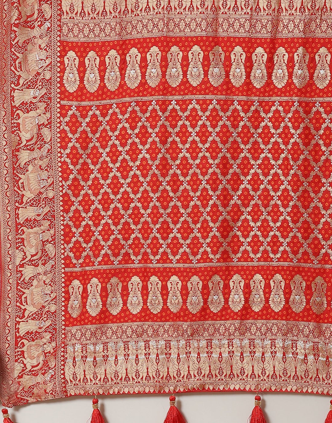 Banarasi Art Handloom Mustard Saree
