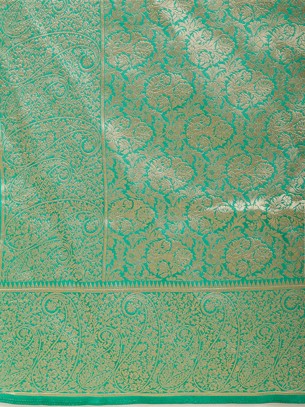 Zari Border Booti Woven Handloom Saree