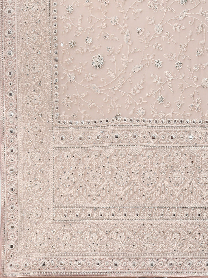 Embroidered Georgette Saree