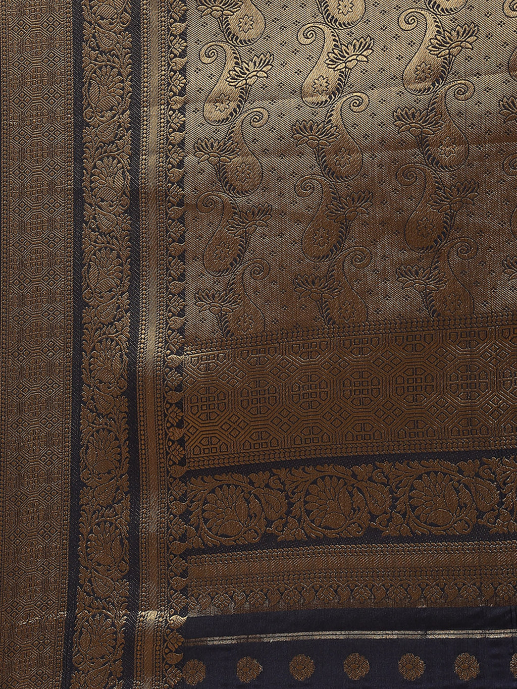 Zari Border Woven Art Handloom Saree