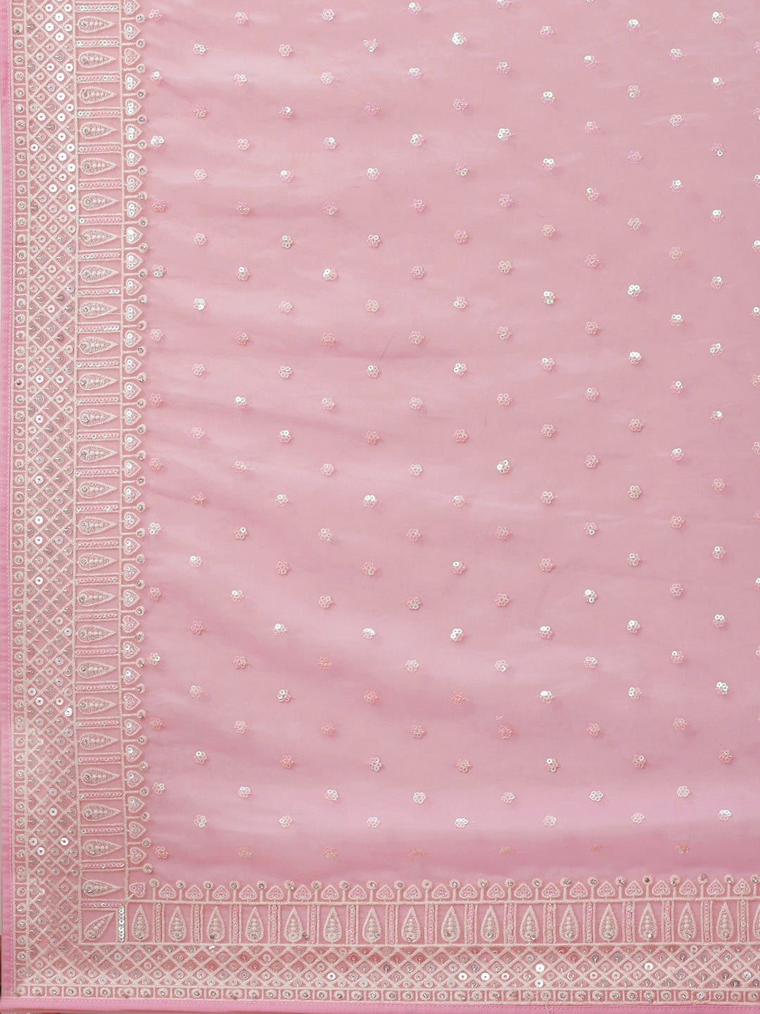 Embroidered Organza Saree