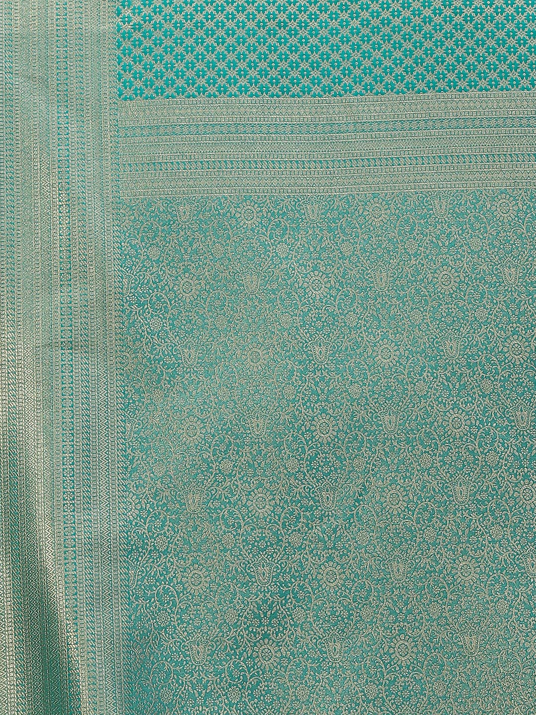 Brocade Zari Jaal Handloom Woven Saree