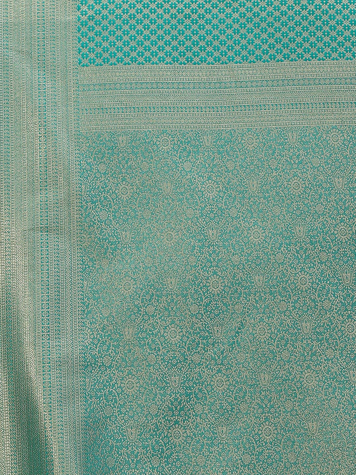Brocade Zari Jaal Handloom Woven Saree