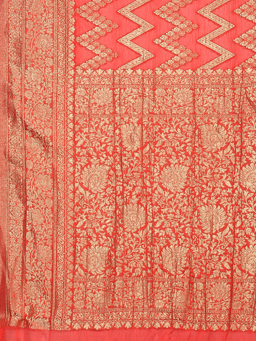 Zari Jaal Woven Georgette Saree