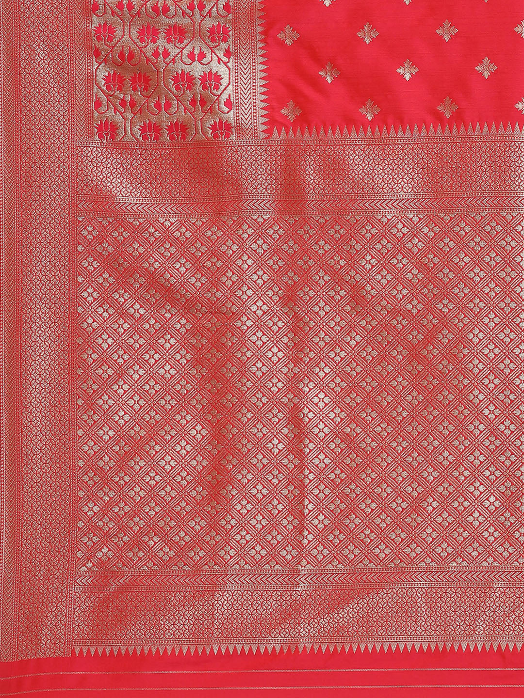 Zari Booti Woven Art Silk Banarsi Saree