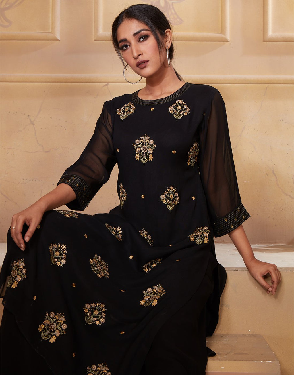 Printed Georgette Kurti