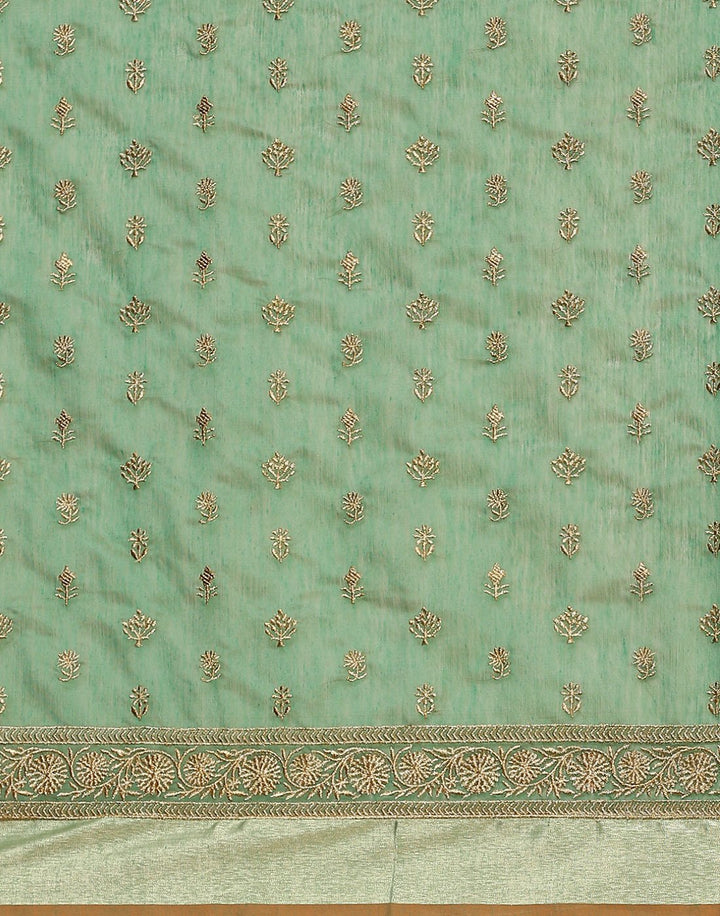 Embroidered Chanderi Suit Piece