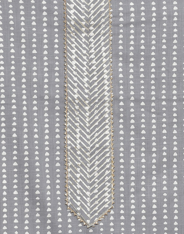 Printed Cotton Suit Piece With Dupatta