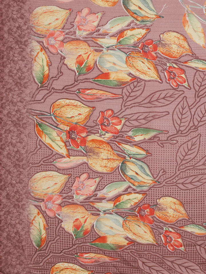 Digital Printed Georgette Saree