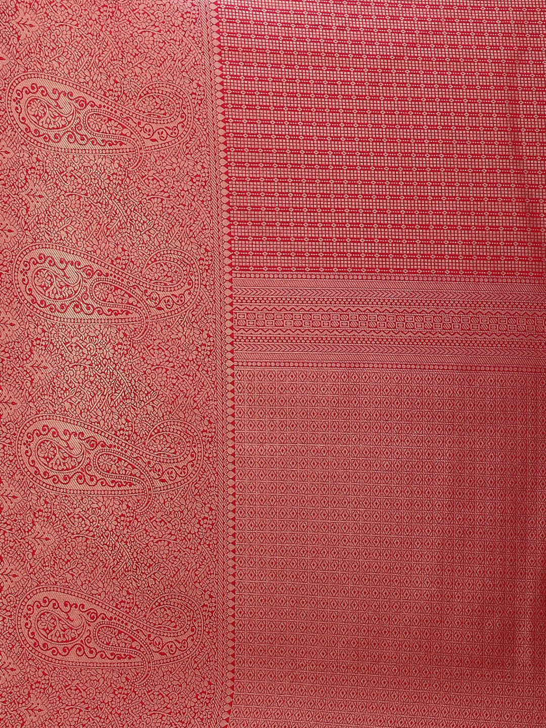 Brocade Zari Jaal Handloom Woven Saree