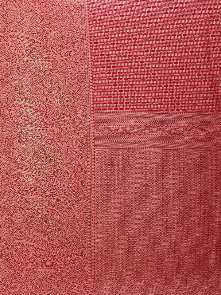Brocade Zari Jaal Handloom Woven Saree
