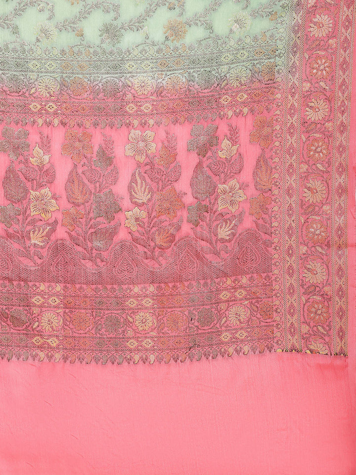 Resham Jaal Woven Tussar Saree