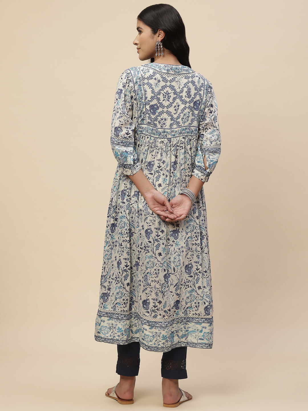 Printed Cotton Anarakali Kurta