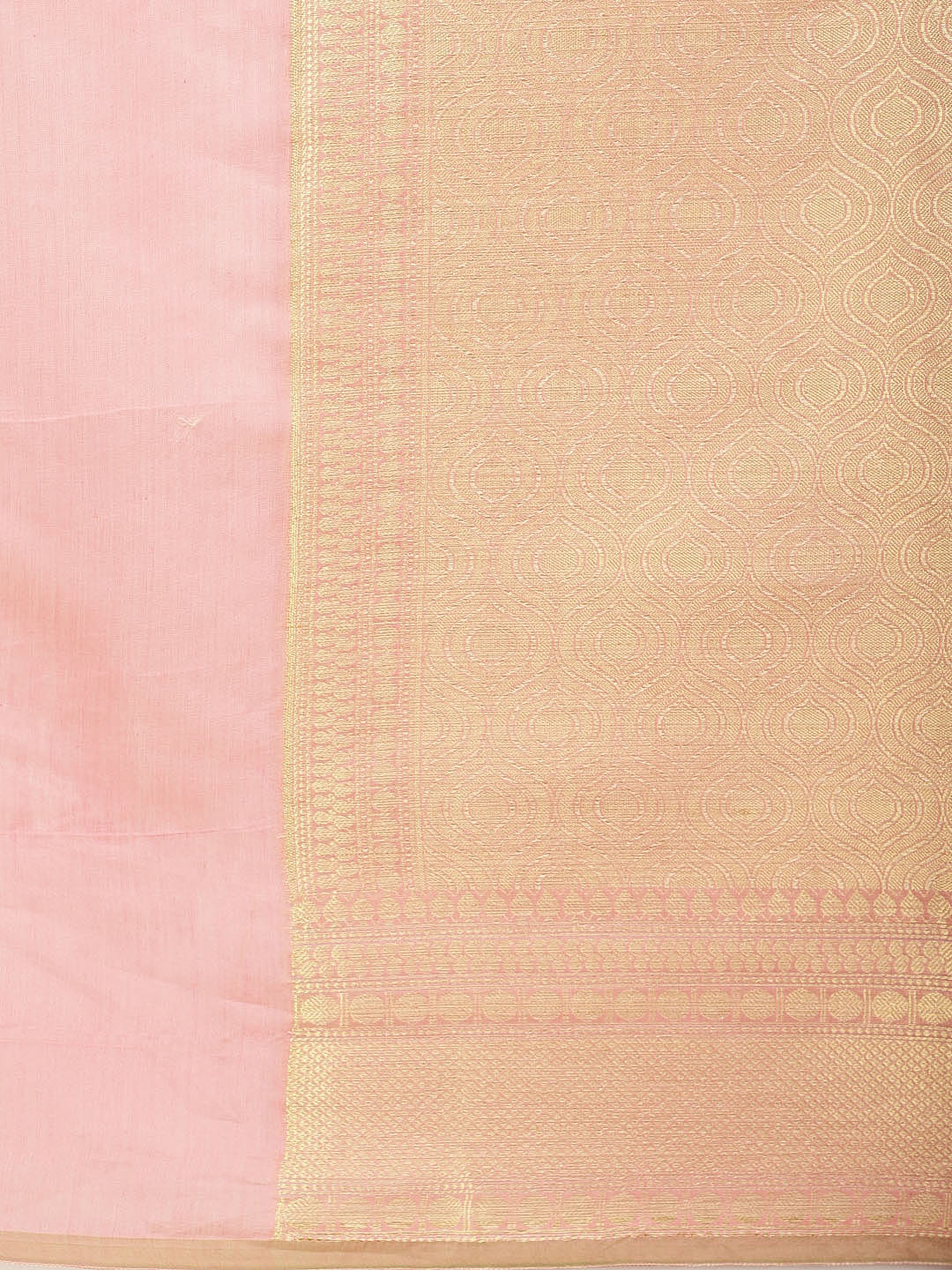 Zari Border Booti Woven Cotton Saree