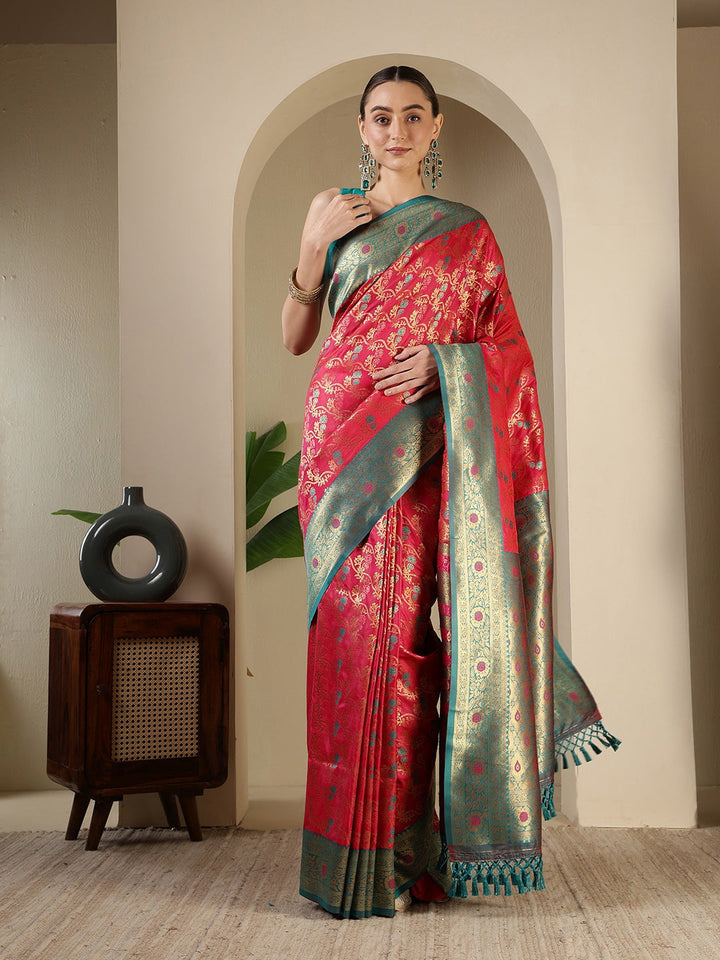 Woven Design Art Silk Saree
