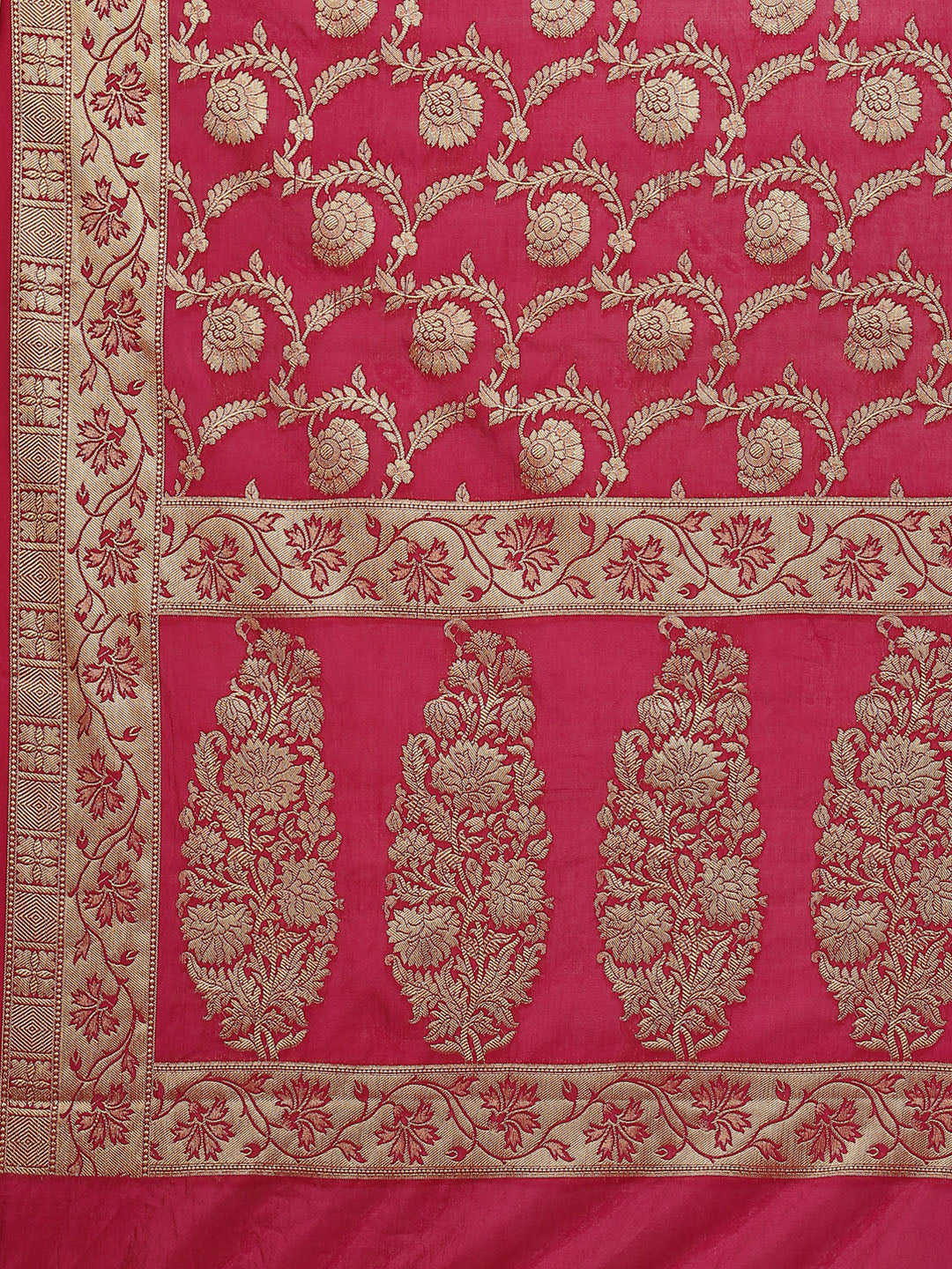 Zari Jaal Cotton Woven Saree