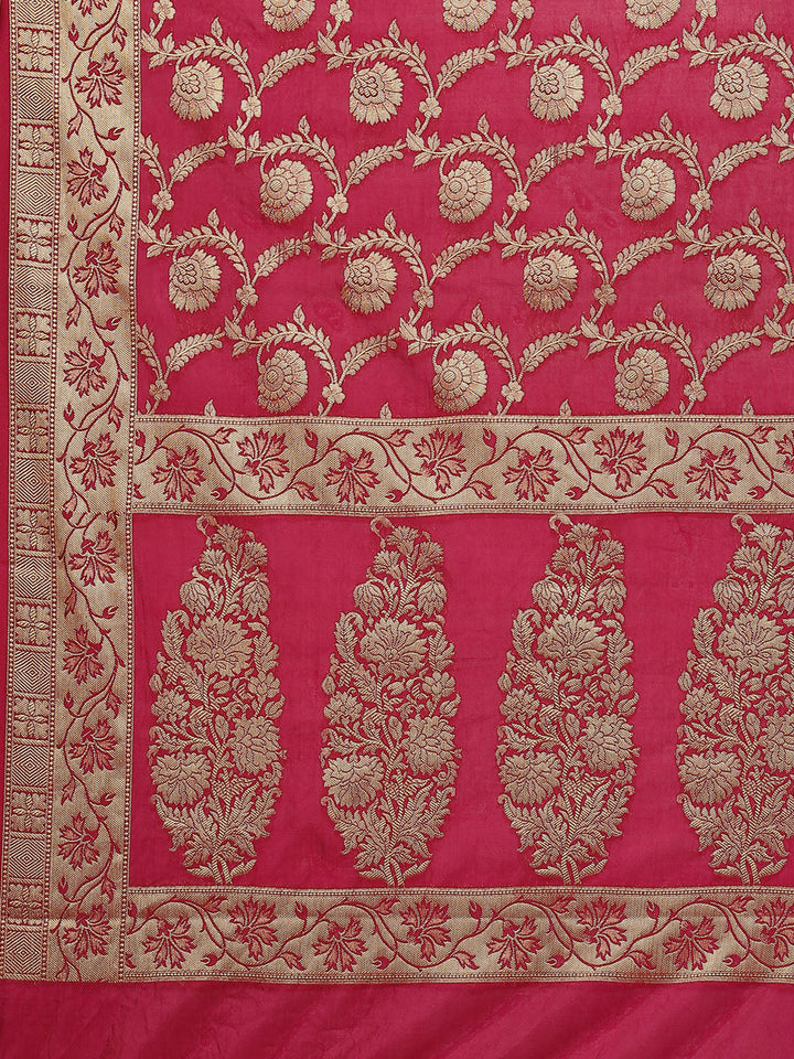 Zari Jaal Cotton Woven Saree