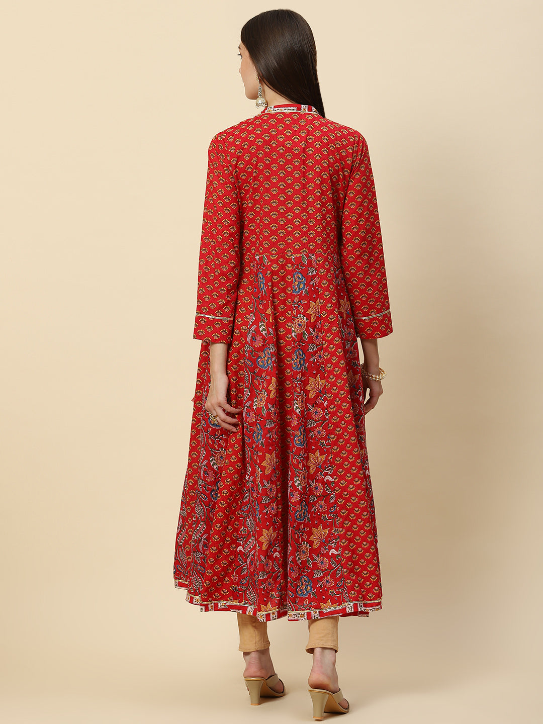 Printed Cotton Anarkali Kurta