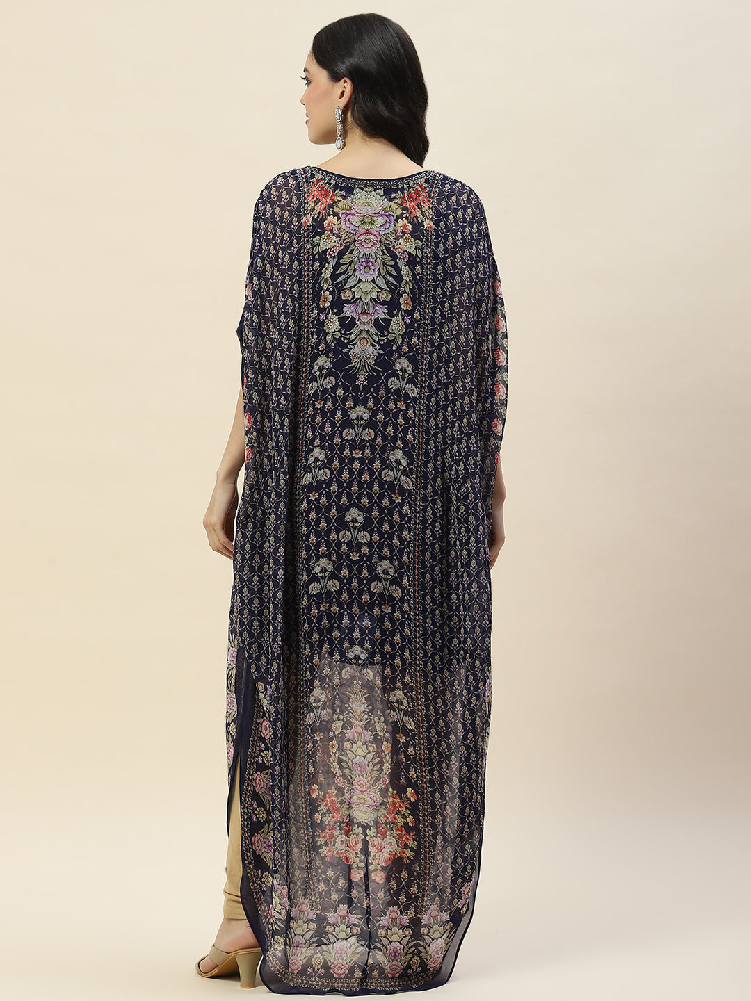 Digital Print Georgette Kaftan Kurta