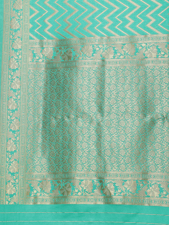 Zari Jaal Art Handloom Woven Saree