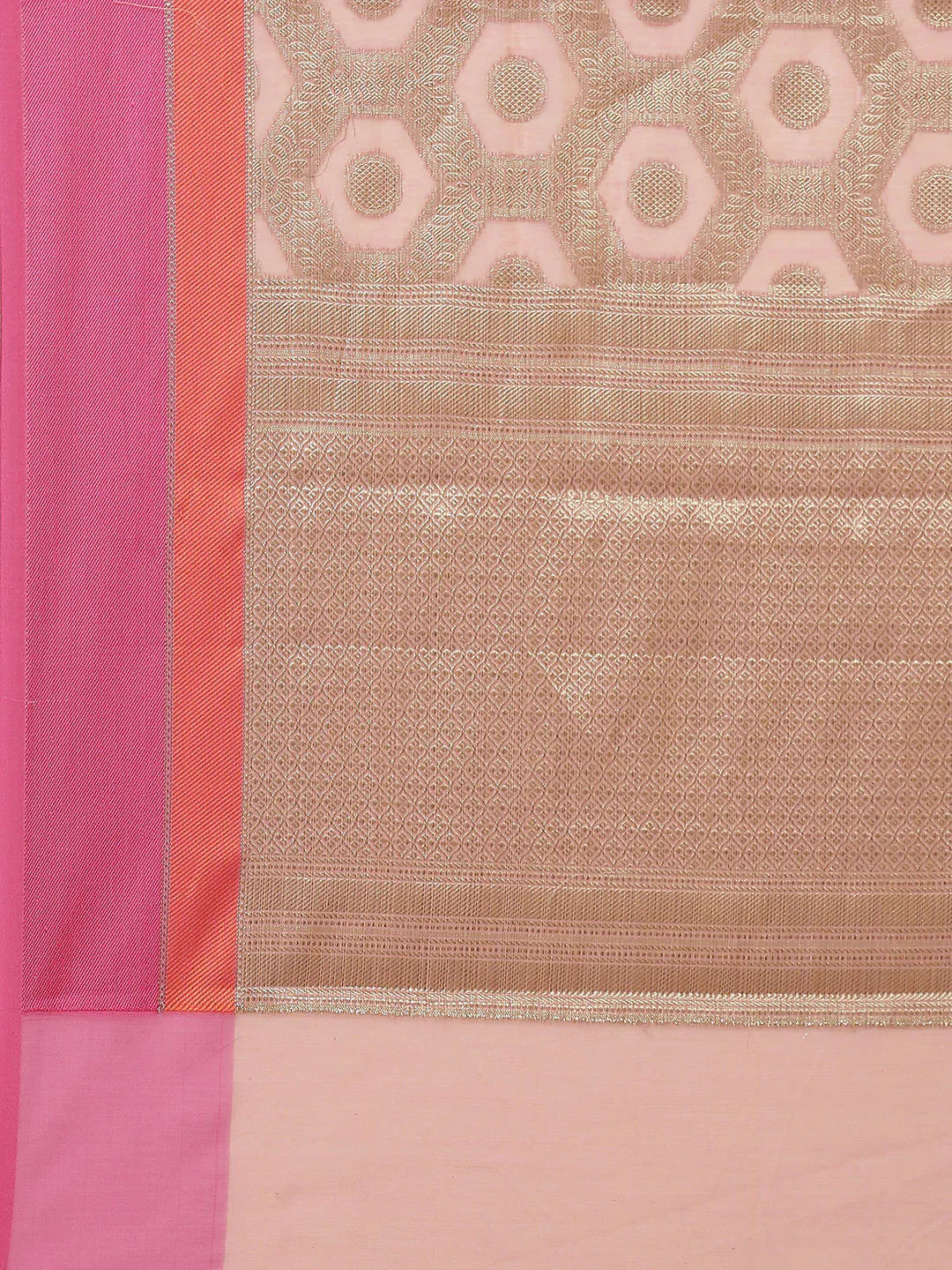 Zari Jaal Cotton Woven Saree