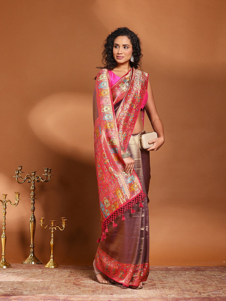 Woven Design Dola Silk Saree