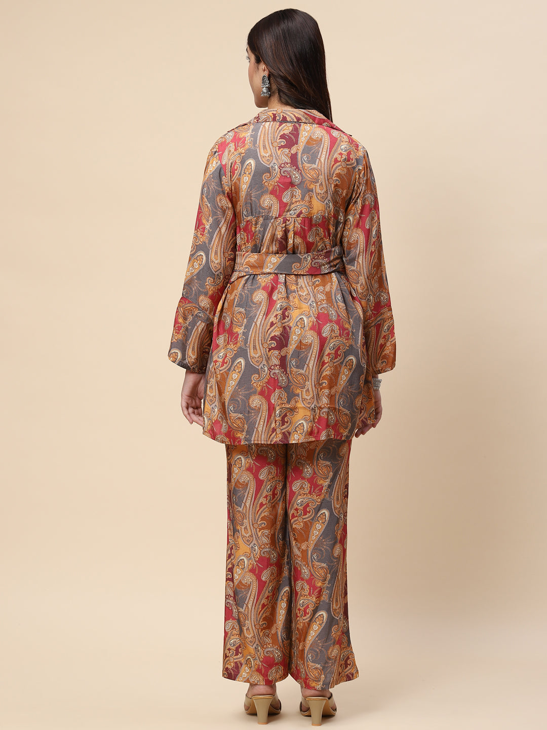 Printed Muslin Kurta With Pants