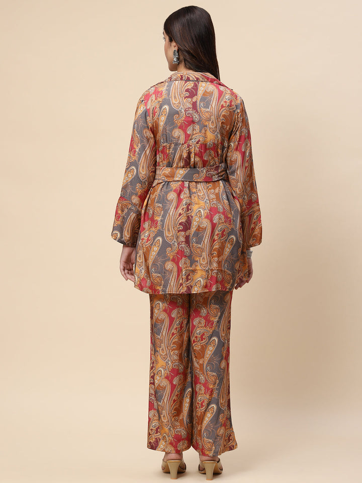 Printed Muslin Kurta With Pants