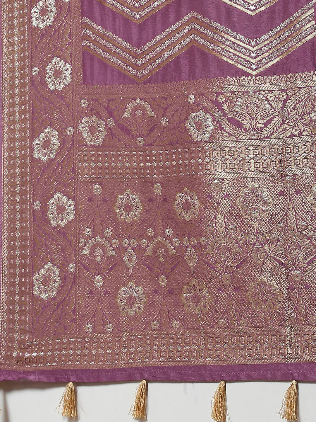 Zari Jaal Handloom Woven Saree