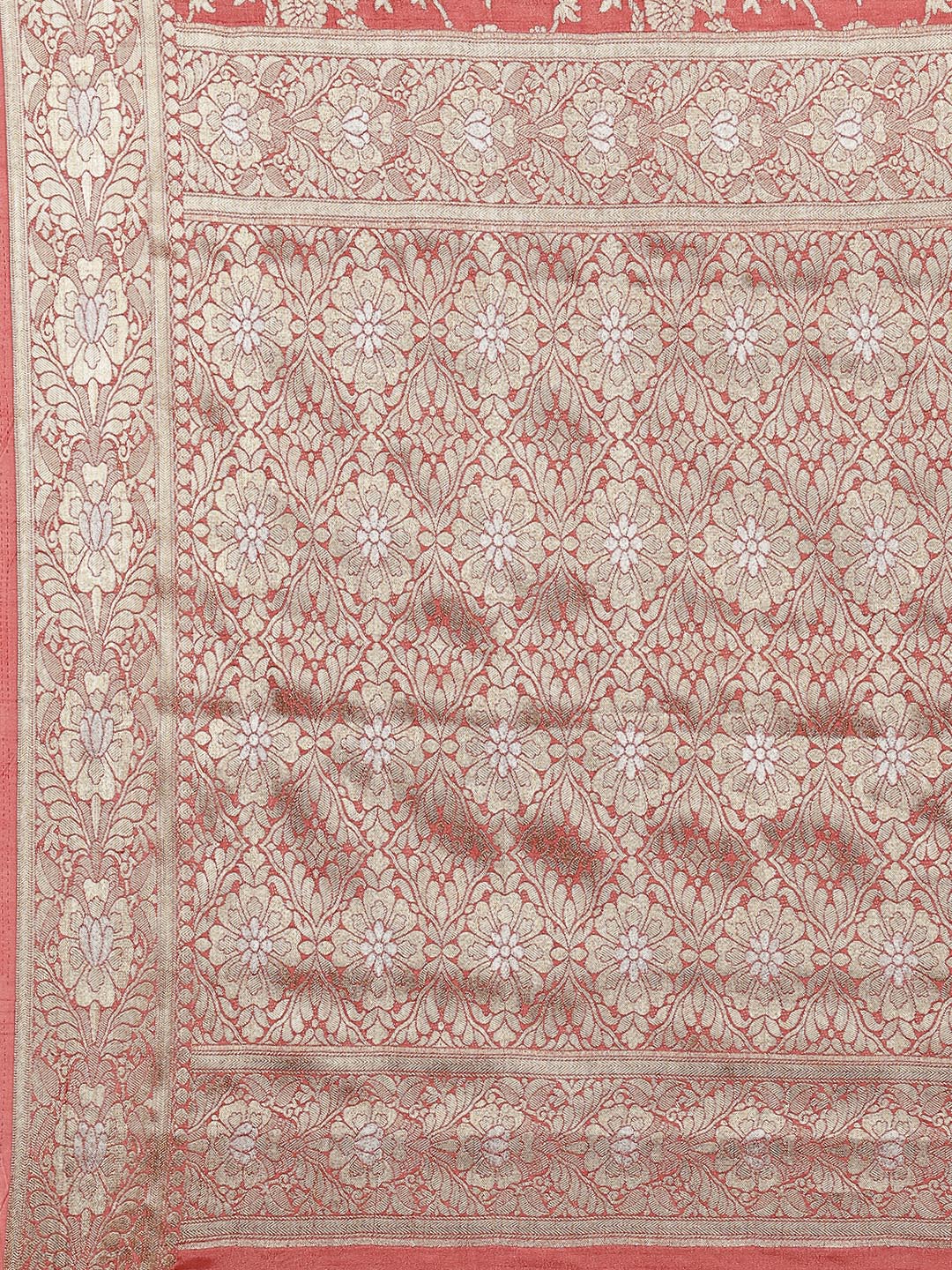 Zari Jaal Art Handloom Woven Saree