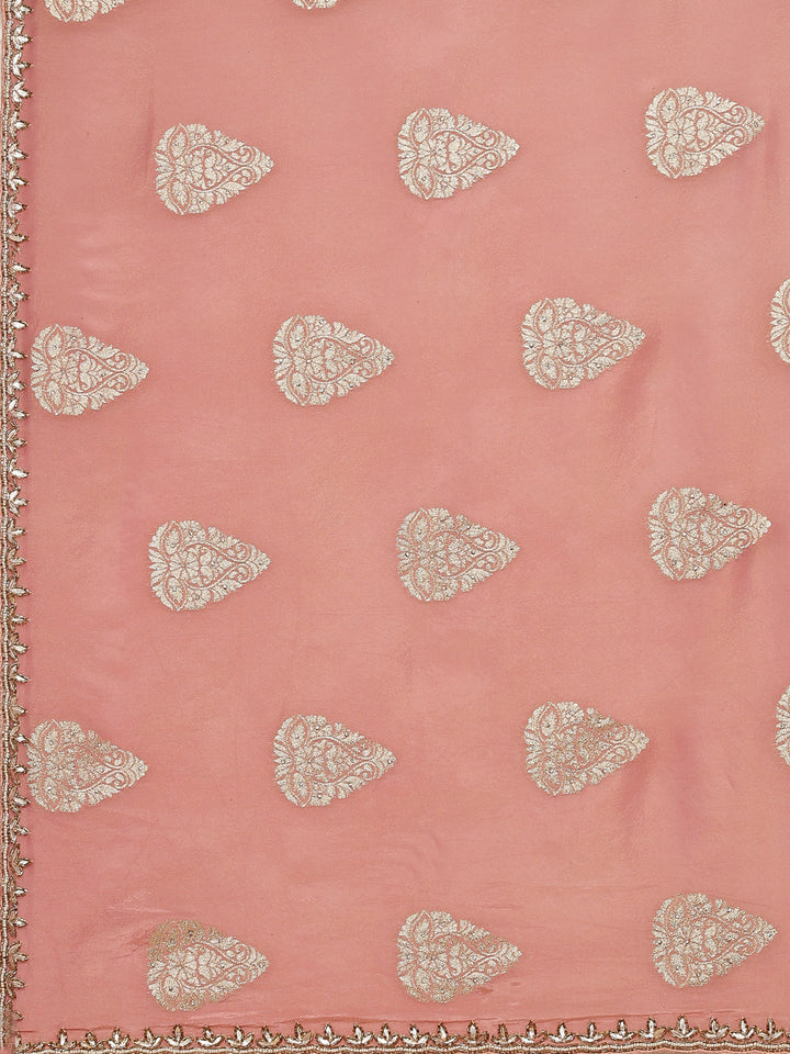 Woven Embroidered Banarasi Saree