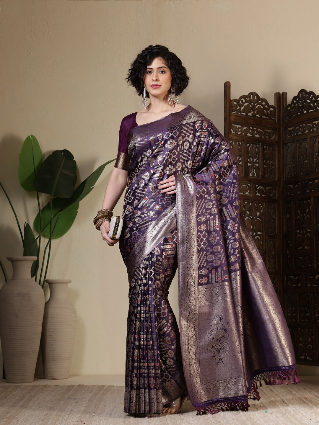 Woven Design Art Silk Saree