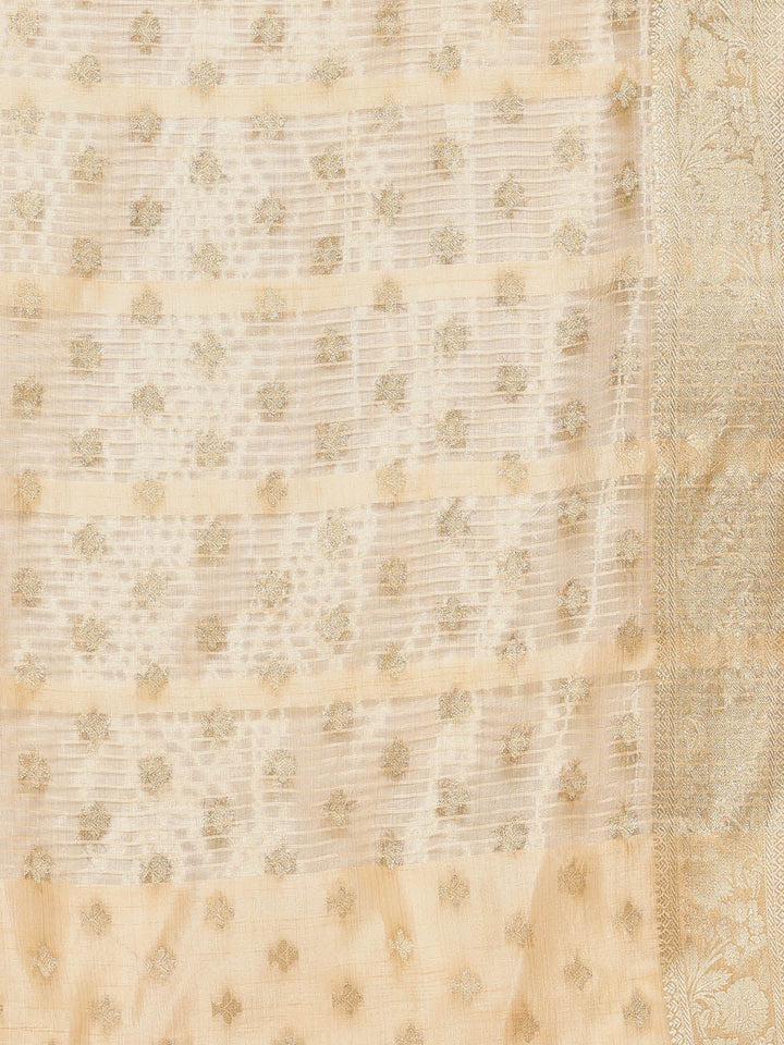 Zari Border Art Silk Woven Saree