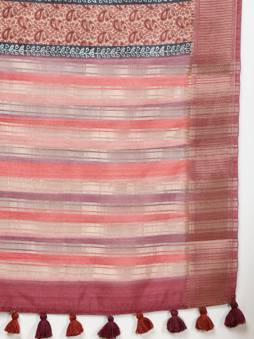 Digital Printed Handloom Saree