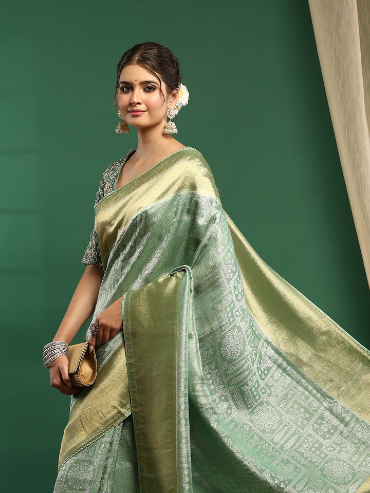 Embroidered Banarasi Saree